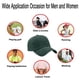 thumbnail image 5 of Gorra de béisbol de verano para mujer, ajustable, con circunferencia de 54 a 60 cm, suave, con visera curva retro, color sólido, 5 of 5