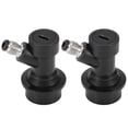 thumbnail image 3 of Homebrew Disconnects,2PCS 1/4MFL Ball Lock Keg Disconnects Quick Disconnect Adapter Sturdy Construction, 3 of 7