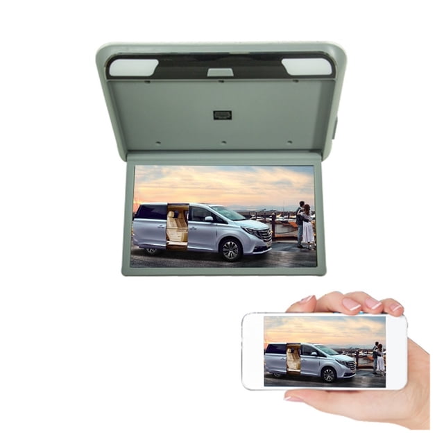 1080P 19 Inch Car Monitor HD LCD Screen Auto Ceiling TV Motorhome Roof Mount Display MP5 Portable Multimedia Car Video Playe ,Widely Used