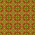 thumbnail image 1 of Ahgly Company Machine Washable Indoor Square Transitional Golden Brown Yellow Area Rugs, 6' Square, 1 of 7