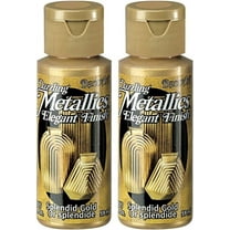 2-pack - Deco Art Dazzling Metallics Acrylic Paint, 2oz. - Splendid Gold
