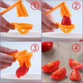 thumbnail image 4 of Cortador de uva, rebanador de tomates de uva para niños - Herramientas creativas portátiles auxiliares para alimentos de bebés y frutas Xemadio WMPH-478, 4 of 6