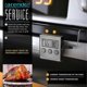 thumbnail image 4 of Digital Grill Thermometer with Stainless Steel Probe - 2 Modes - Temperature with Alarm Signal - Timer 0-99:59 Min.- Measuring Range -26 - 250C - Meat, 4 of 5