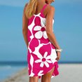 thumbnail image 3 of Vestidos de Verano Lindos para las Mujeres Que Imprimen Vestido de Sol Suelto con Cuello en V, sin Mangas con Bolsillos para el Uso Informal, 3 of 8