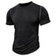 thumbnail image 3 of pstuiky Camisas de manga corta para hombre, Camisas casuales de moda para hombre, cuello redondo liso, tipo pulóver, cortas camisas casuales para hombre xl, 3 of 4