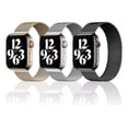 thumbnail image 1 of 3pzs Correa Inoxidable Para Apple Watch Ultra Se 8/7/6/5/4/3, 1 of 8