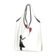 thumbnail image 2 of Bolso de mano con estampado kawaii personalizado de chica con globo de Banksy, bolso de mano portátil para compras, bolso de mano con arte de grafiti callejero, 2 of 5