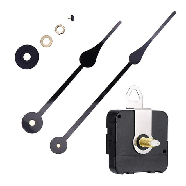 Agujas de Reloj 3D Baoblaze Grandes para Bricolaje Relojes de Pared Decoración Artística Mecanismo de Reloj de Eje Largo
