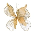 thumbnail image 4 of Adorno colgante de pared con forma de mariposa artificial, fondo brillante decorativo. Oro, 4 of 7