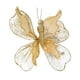 thumbnail image 4 of Adorno colgante de pared con forma de mariposa artificial, fondo brillante decorativo. Oro, 4 of 7