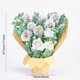 thumbnail image 1 of Tarjeta de felicitación de flores de Poinsettia con sobre, postal de amor Floral, decoración de boda, regalos sorpresa para San Valentín, Día de Acción de Gracias, 1 of 4