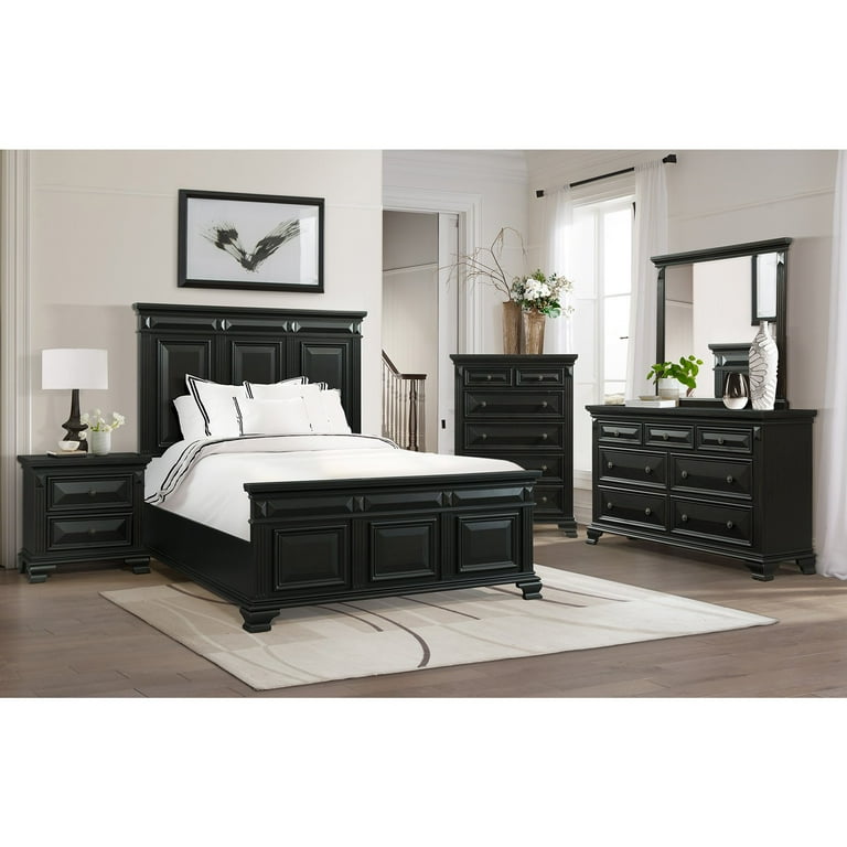 Picket House Furnishings Trent Queen Panel Bed in White
