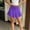 Purple, variant on FRSASU Girls Pleated Flowy Skorts Skirts Casual Solid Color Basic High Waist Mini Tennis Skater Skirt for Girl 2-15 Years Yellow
