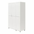 thumbnail image 3 of Systembuild Evolution Lory Framed 3 Door Wardrobe, White, 3 of 8