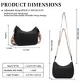 thumbnail image 3 of FALAN MULE Small Crossbody Bags for Women Leather Triple Zip Shoulder Handbag with Adjustable Shoulder Strap, 3 of 6