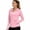 Pink Shirts, variant on Qgtaibl Women UPF 50 Hooded Sun Protection Shirts Quarter Zip Raglan Long Sleeve Rash Guard Zipper Pockets Thumb Holes Lightweight Athletic Tops Purple L