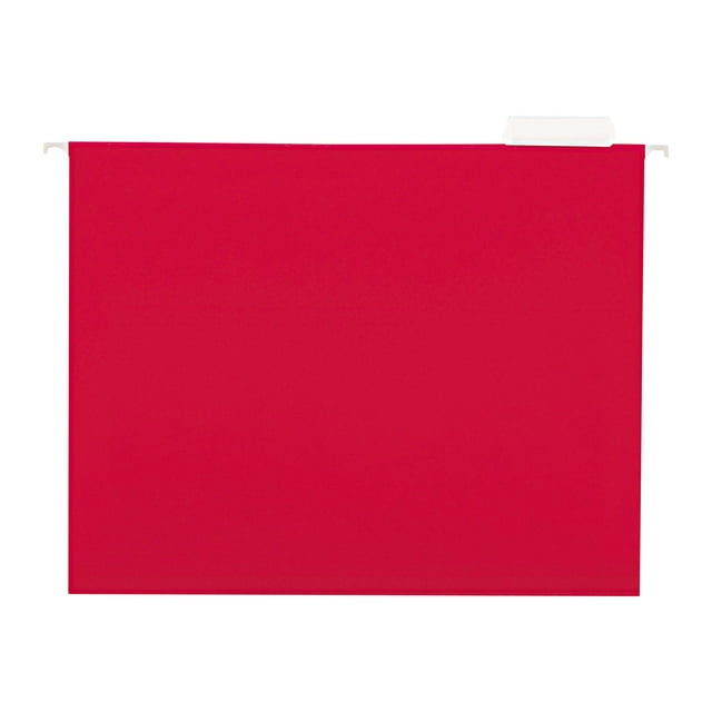 Universal - Dossier Suspendu - Base en V - pour Lettre - Rouge (Lot de 25)