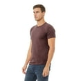 thumbnail image 3 of BELLA + CANVAS CVC Jersey Tee for Men, Eco-friendly Cotton/Poly Blank Shirt, Single Pack, Heather Maroon, 3XL, 3 of 4