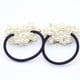thumbnail image 5 of EeaseMX 2 lazos elásticos para el pelo con perlas y flores, accesorios para el cabello para mujeres y niñas., 5 of 8