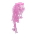 thumbnail image 4 of Ladies Belly Dance Hip Scarf Belt Skirt Latin Dance Chiffon Sequins Tassel Skirt Pink, 4 of 8