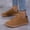 Dark Brown, variant on Ladies' Wide-width Minimalist Sneakers - Synthetic Upper, Black Lace-up Design, Stable and Supportive EVA Outsole, Breathable Lining, All-season Outdoor Casual Shoes, Comfortable to Wear, Suitable