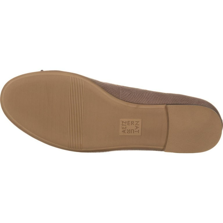Womens naturalizer Grace Comfort Ballet Flats Oatmeal Snake Walmart