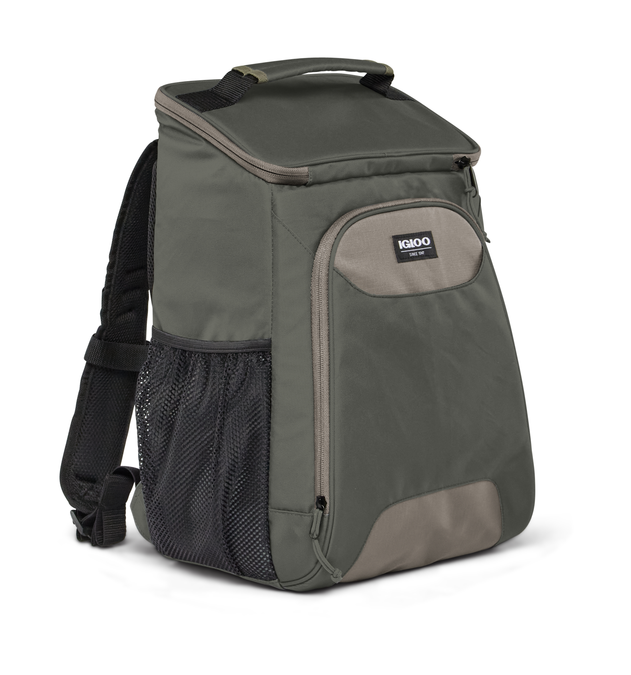 Igloo 24 cans Topgrip Soft Sided Cooler Backpack, Green - image 3 of 9