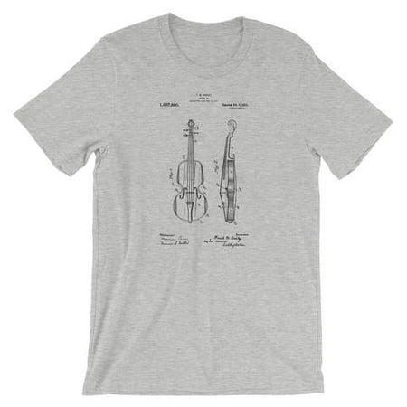 Mighty Circus Violin Patent T-Shirt – Gray Tripple Extra Large