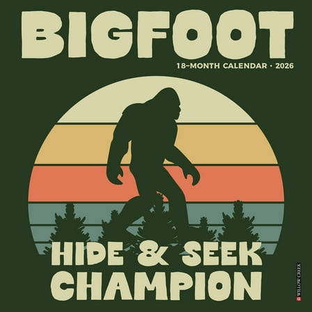 Bigfoot Mini Wall Calendar, (Paperback)