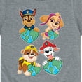 thumbnail image 3 of Paw Patrol - Heart Earth - Toddler And Youth Short Sleeve Graphic T-Shirt, 3 of 6