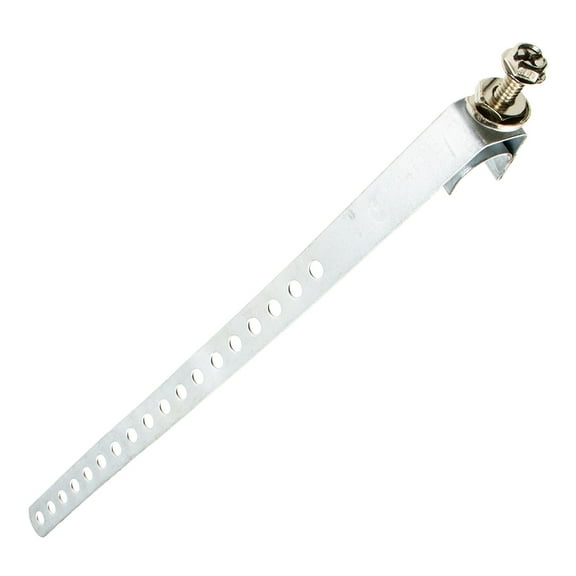 Skywalker 8" Long Galvanized Steel Ground Strap (UL Listed)