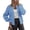 Blue, variant on Zeagoo Cardigan Sweaters for Women Long Sleeve Chunky Knit Cardigan CEW Neck Button Down Fall Fashion