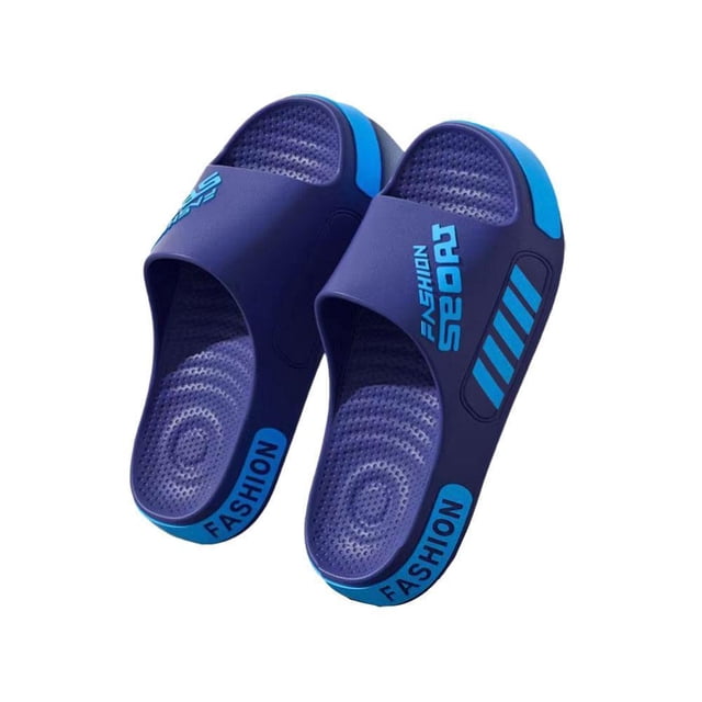 Mens Slippers Soft Bottom Over Plus Size Mens Slippers Non-Slip Bathroom Slippers Inside And Outside Double Purpos Fashion Slippers