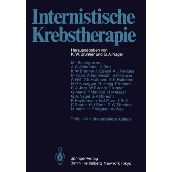 Internistische Krebstherapie, (Paperback)