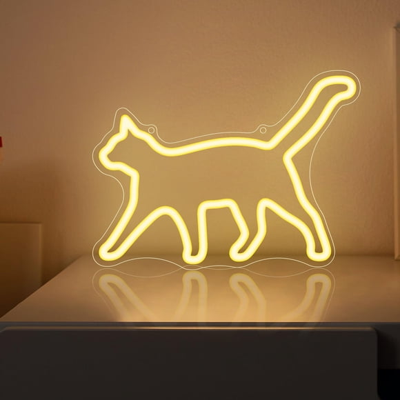 Lámpara de pared CoolGift Mart con diseño de letrero de neón para decoración de pared para hogar y f