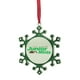 Northlight 3,25" Vert et Argent Flocon de Neige 'Junior Menthes' Bonbons Logo Ornement de Noël – image 1 sur 2
