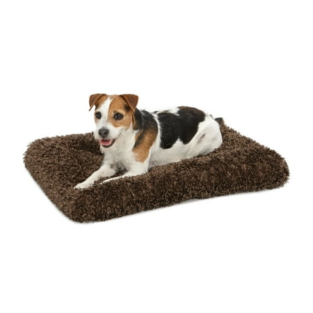 UPC: 0027773018032 | MidWest Quiet Time Dog Bed & Crate Mat Deluxe Ombre Swirl 24 Cocoa Brown