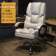 thumbnail image 1 of Leather Executive Relax Office Chair Fancy Comfortable Blue Lazy Ergonomic Office Chair Gaming Comfy Silla De Oficina Furniture My Lux Decor Round, 1 of 30
