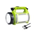 thumbnail image 1 of Rechargeable 2600mAh LED Flashlight, Waterproof 3-in-1 Camping Light with USB Cable for Hiking, 1 of 5
