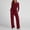 Wine women 2 piece lounge set a1, variant on Bzdzmqm Women's 2 Piece Lounge Sets Casual Tracksuit Long Sleeve Pullover Top Round Neck and Wide Leg Pants with Drawstring Elastic Waist Solid Color Cozy Loungewear Fall Winter Outfits, Navy S