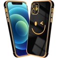 thumbnail image 1 of Designed for iPhone 13Pro Case - Soft TPU Phone Case with A Smiley Face Print Pattern Camera Lens Protection and Raised Reinforced Corners Bumper for iPhone 13Pro, 1 of 5