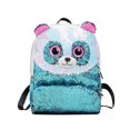 thumbnail image 1 of Creative Panda Shoulder Bag Stylish Sequin Mini Backpack Travel Storage Bag for Children Kids Girls (Sky-blue), 1 of 2