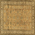 thumbnail image 1 of Ahgly Company Indoor Square Persian Brown Traditional Area Rugs, 5' Square, 1 of 4