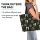 thumbnail image 2 of Balery Happy New Year Bolsa Tote Estilo Estético con Cremalleras, Bolsa de Hombro, Bolsa de Compras Grande y Plegable, 2 of 8