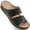 Black, variant on Diarilip Womens Slippers Summer Causal Wedge Sandals