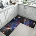 thumbnail image 3 of Kitchen Rugs and Mats Non Skid Washable Set of 2, Universe Space Kitchen Runner Rug, Night Sky Stars Kitchen Floor Mat Under Sink Mat Throw Rug for Kitchen Doormat Waterproof, 3 of 6