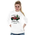 thumbnail image 3 of Farm Fresh Christmas Tree Truck Long Sleeve TShirt Men Women Brisco Brands S, 3 of 6