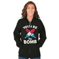thumbnail image 3 of You Are Bomb Ice Pop Firecracker Zip Up Hoodie Men's Women's Brisco Brands S, 3 of 5