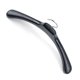 thumbnail image 1 of Coat Hangers Clothes 50cm Extra Wide Strong Black Plastic Adult Shirt Top Dress, 1 of 4
