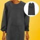 thumbnail image 4 of BRIGHTFUFU Delino de manga larga impermeable y impermeable para ropa de trabajo de cocina con bolsillos de manga larga delantal impermeable con delantal de la limpieza del delantal de pintura, 4 of 8